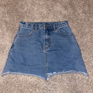 Brandy melville denim skirt